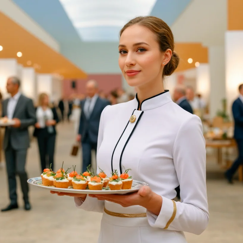 Официант, смена 4 часа — сервис и аренда на фуршет, кейтеринг Москва